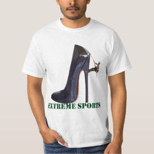 Funny Extreme Sports - Shoe Climbing T-Shirt