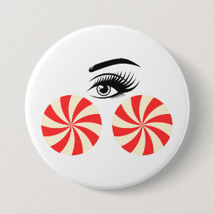 Funny Eye Candy Button for Women