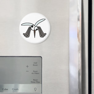 Funny Eyed Cartoon Mosquito Magnet