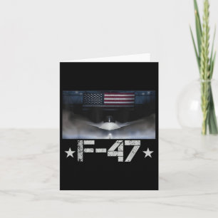 Funny F47 Fighter Jet Trump Shirt F-47 Jet Fighter Card