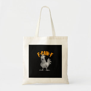 Funny F Caw F Chicken Classic Retro Style Tote Bag