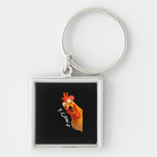 Funny F-Caw-F Chicken F-Caw-F Chicken Creative Cas Key Ring