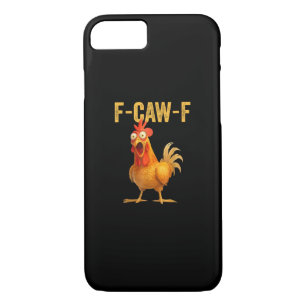 Funny F-Caw-F Chicken F-Caw-F Chicken Minimal Clea Case-Mate iPhone Case