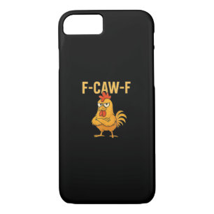 Funny F-Caw-F Chicken F-Caw-F Chicken Rooster Meme Case-Mate iPhone Case