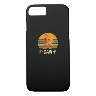 Funny F-Caw-F Chicken Shirts F-Caw-F Chicken Vinta Case-Mate iPhone Case
