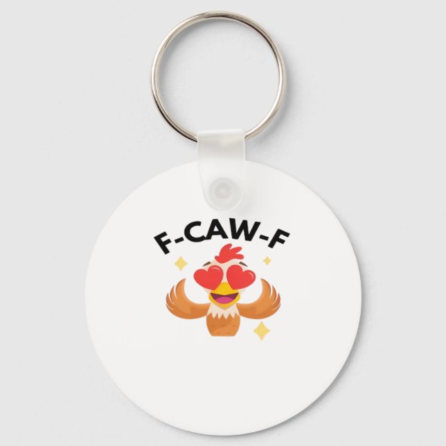 Funny F-Caw-F Classic Key Ring (Front)