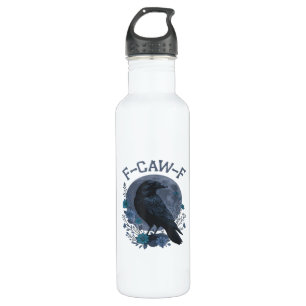 Funny F-Caw-F Raven Bird F-Caw-F Crow Classic 710 Ml Water Bottle