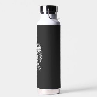 Funny F Caw F Raven Halloween Water Bottle