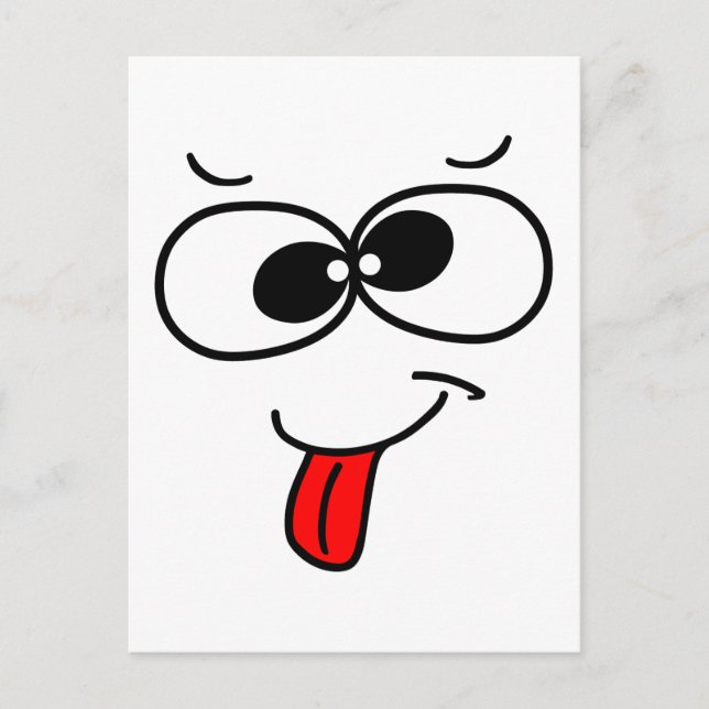 Funny Face - blah Postcard (Front)