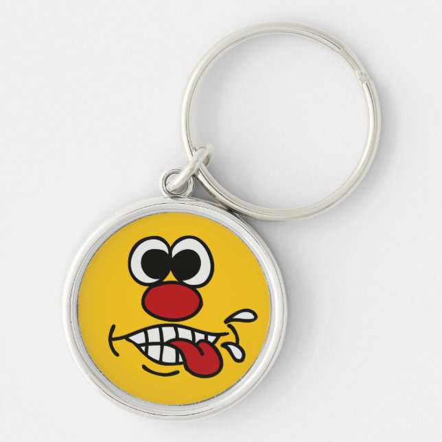 Funny Face custom key chains (Front)