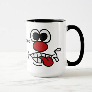 Funny Face custom mugs