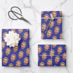 Funny Face Green Custom Photo Birthday Wrapping Paper Sheet<br><div class="desc">Add laughter and personality to your gifts and celebrations with Funny Face Custom Wrapping Paper. Featuring a repeated print of your chosen face or object, this wrapping detail instantly turns any present into a memorable moment. Perfect for birthdays, weddings, bachelorette parties, baby showers, graduations, and funny surprise gifts. How to...</div>