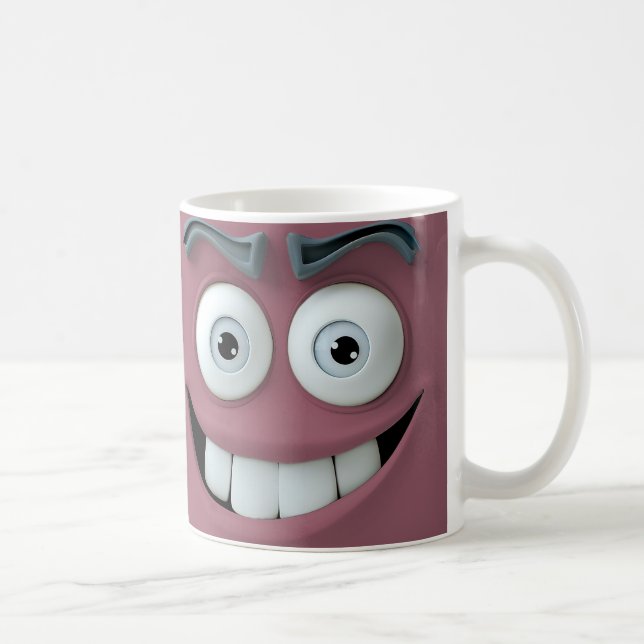 Funny Face Image on Mug (Right)