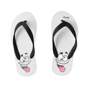 funny face kid's jandals