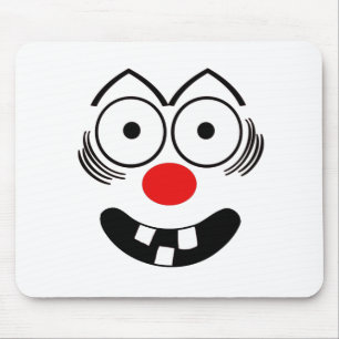 Funny Face Mouse Pad