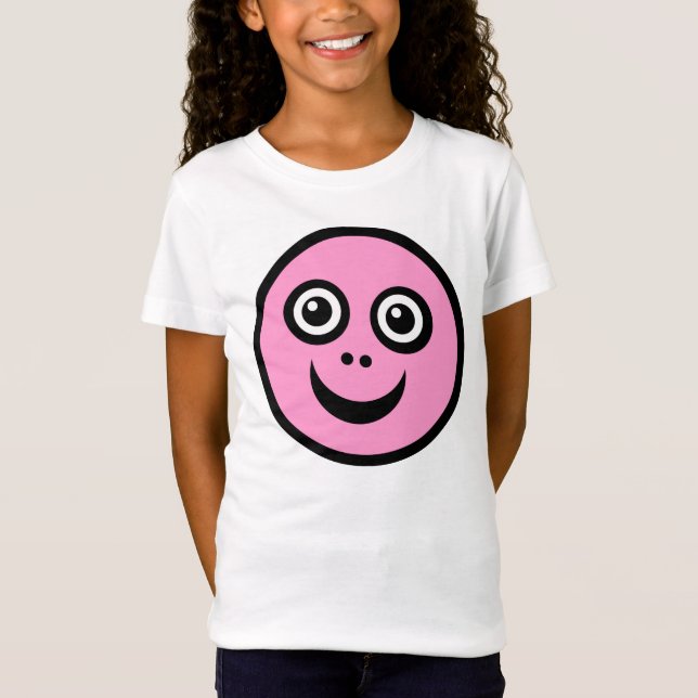 Funny Face Pink T-Shirt (Front)