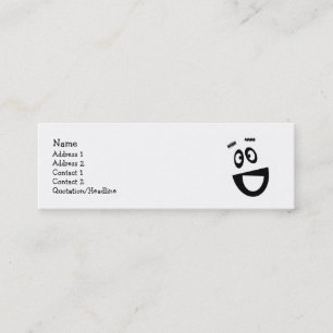 Funny face profile cards