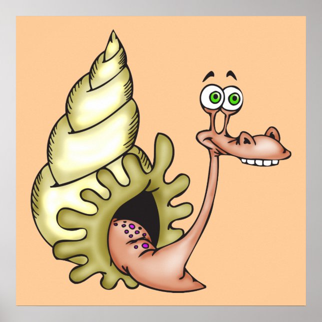 Funny Face Sea Animal Poster (Front)