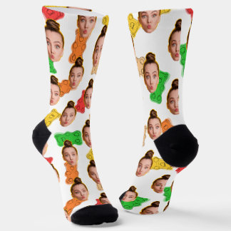 Funny Face You are my Gummy Bear Socks
