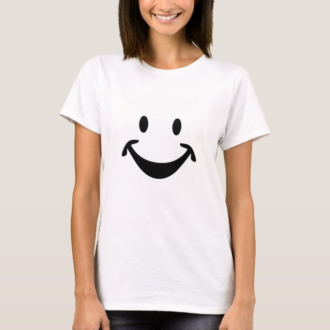 Funny face + your backg. & ideas T-Shirt (Front)
