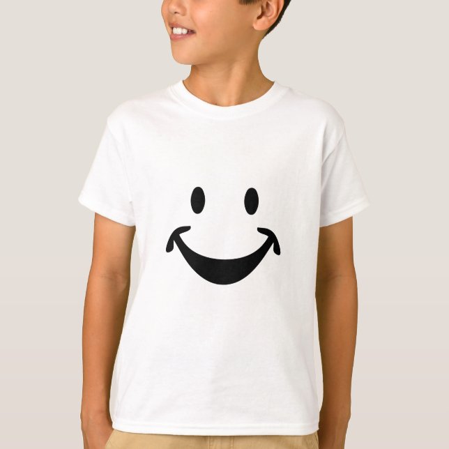 Funny face + your backg. & ideas T-Shirt (Front)