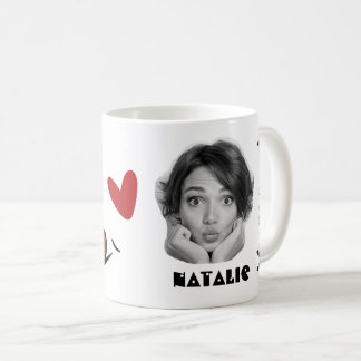 Funny Face | Yummy Smile Fun White Photo Mug