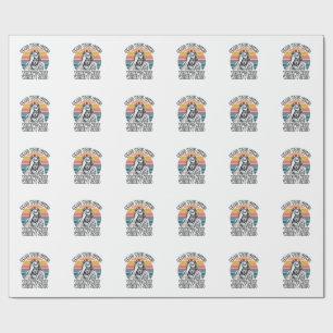 Funny Facepalm Retro Quote Vintage Engraving Shirt Wrapping Paper