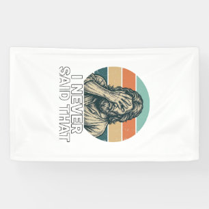 Funny Facepalm Vintage Engraving Quote Design_1 Banner