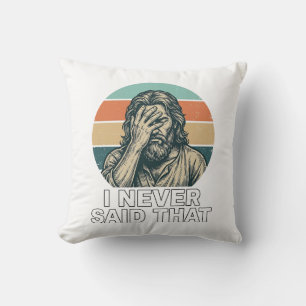 Funny Facepalm Vintage Engraving Quote Design_1 Cushion