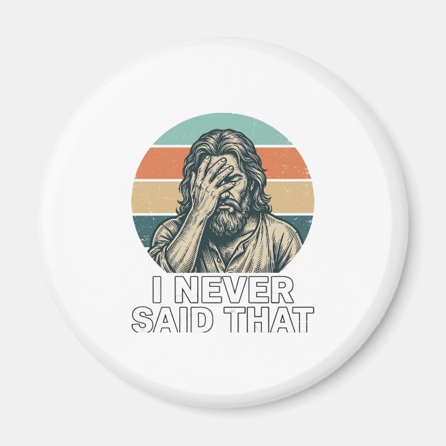 Funny Facepalm Vintage Engraving Quote Design_1 Magnet (Front)