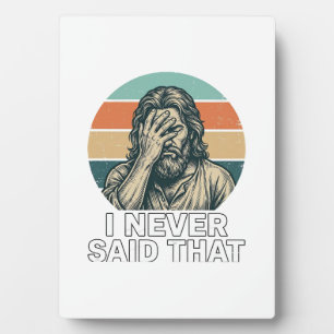 Funny Facepalm Vintage Engraving Quote Design_1 Plaque