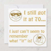 Funny Faces 70th Birthday Gag Gifts