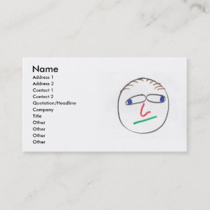 Funny Faces Business Card