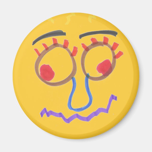 Funny Faces Magnet (Front)