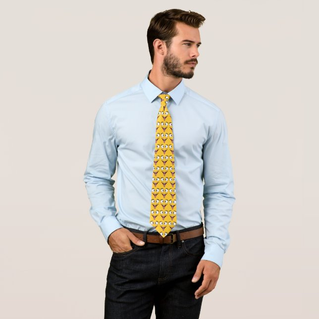 Funny Faces Pattern Tie (In Situ)