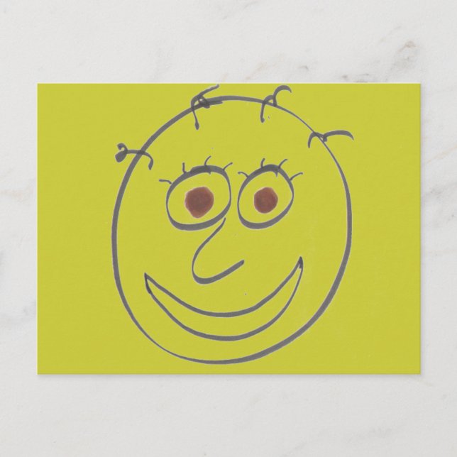 Funny Faces Postcard (Front)