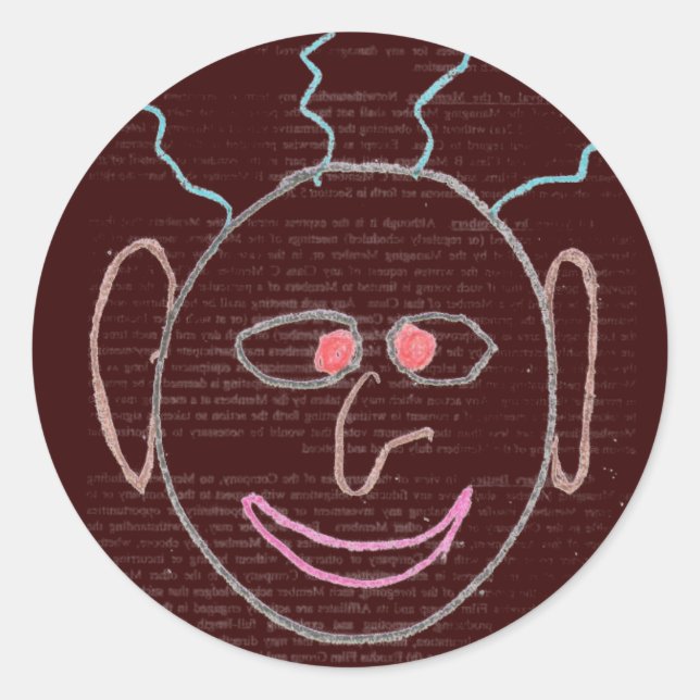 Funny Faces Sticker (Front)