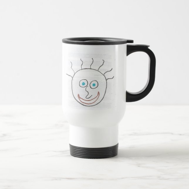 Funny Faces Travel Mug (Right)