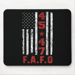 Funny Fafo Trump Shirt President 47 Trump Fafo Mouse Pad