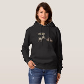 Funny Fainting Goat Hilarious Mountain Animal Hoodie (Front Full)