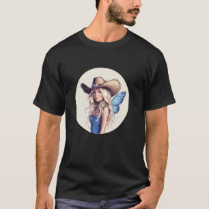 Funny Fairy with Cowboy Hat Costume for Adults and T-Shirt