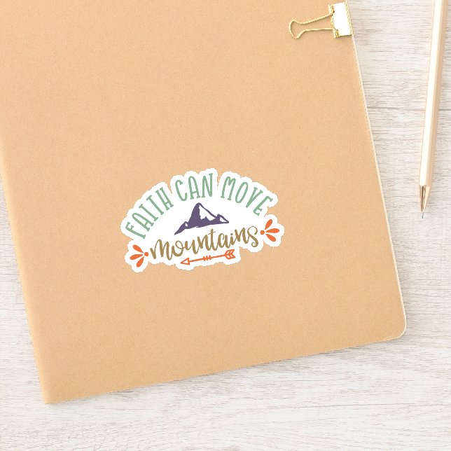 Funny Faith Can Move Mountains Simply Faithful (Notebook)