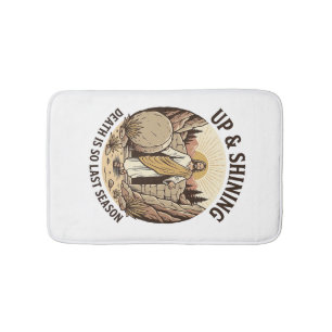 Funny Faith Resurrection Cave Vintage Engraving Sh Bath Mat