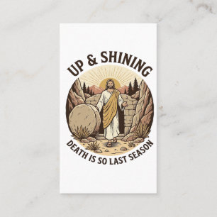 Funny Faith Resurrection Cave Vintage Engraving Sh Business Card
