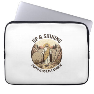 Funny Faith Resurrection Cave Vintage Engraving Sh Laptop Sleeve
