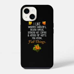 Funny Fall 2024 November Election Pro-Harris iPhone 14 Case