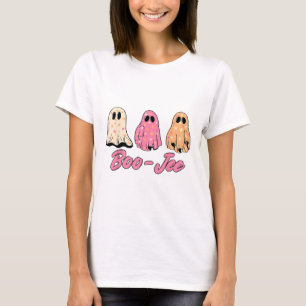 Funny Fall Halloween Ghost Boujee Boo-jee Spooky S T-Shirt