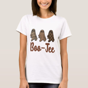 Funny Fall Halloween Ghost Boujee Boo-jee Spooky S T-Shirt
