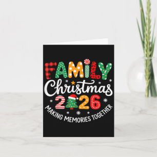 Funny Family Christmas 2026 Matching Family Group Card