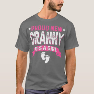 Funny Family Gender Reveal Proud New Granny It's A T-Shirt